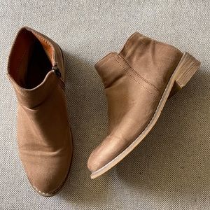 Vegan Soho Suede Leather Booties